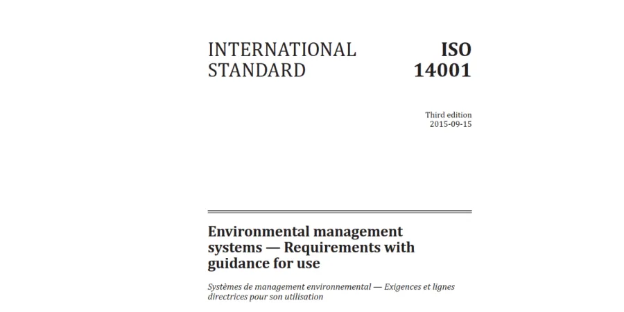ISO14001 : 2015 Standardının Maddeleri ve Yapısı