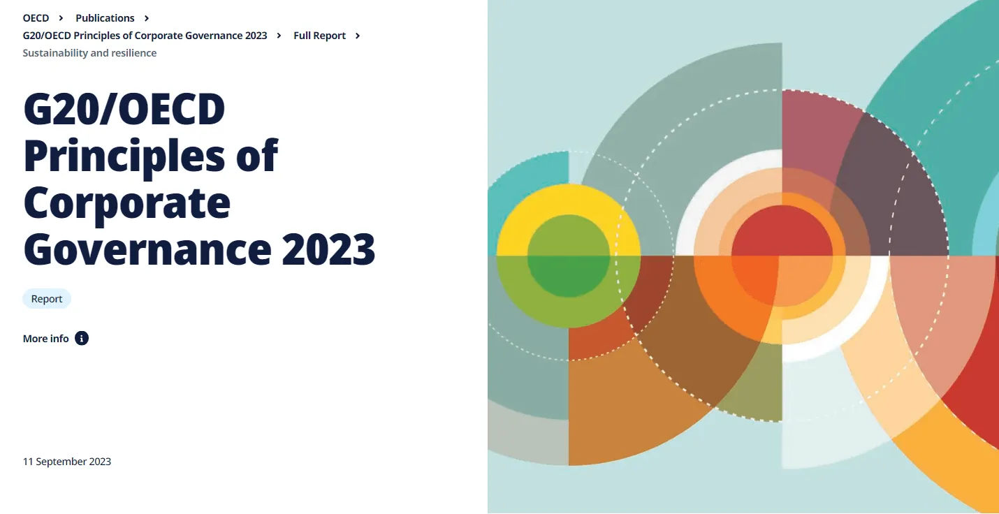 G20/OECD Kurumsal Yönetim İlkeleri